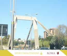 Ponte della Magliana, proseguono i lavori. Previste deviazioni e chiusure