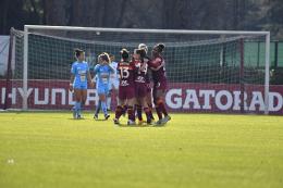 A- Roma, vittoria batticuore: Napoli ko al Tre Fontane