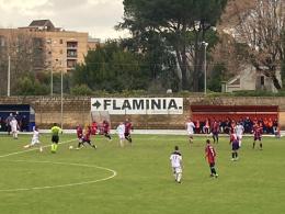 Il Flaminia non riesce a sfondare, arriva un punto col Montevarchi