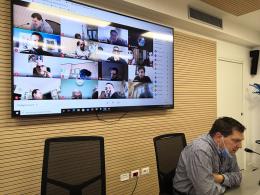 La videoconferenza con i club per una eventuale ripartenza