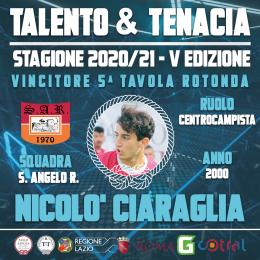 T&T, 5ª Tavola Rotonda: parla il vincitore Nicolò Ciaraglia