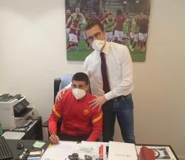 Roma, un'altra firma. Primo contratto da prof per Yuri Rocchetti
