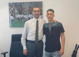 Roma, primo contratto da prof per il 2005 Alessandro Bolzan