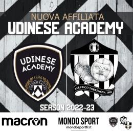 Atletico Torrenova, ufficiale l'affiliazione con l'Udinese Calcio 
