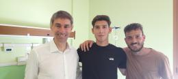 Problema ad un occhio per Leonardo D'Alessio. Sarà fuori per almeno sei mesi