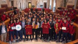 La Roma in Campidoglio per celebrare le vittorie di Primavera e Femminile