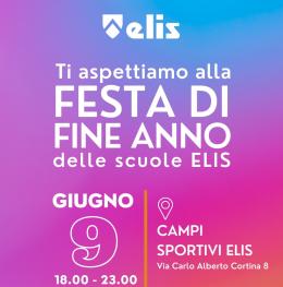 Elis: venerdì 9 giugno la festa di fine anno della Scuola Sportiva