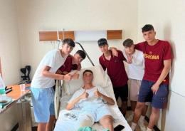 Roma, crociato rotto per Raul Zinni. La squadra: "Daje fratello ti aspettiamo"