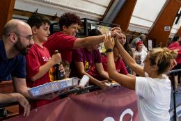 A1 - Roma, il successo del Media Day: i tifosi vicini alle Wolves