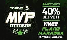 DILETTANTI - L'MVP di ottobre è Flavio Marasca dell'FC Viterbo