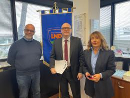 Incontro tra il Delegato Regionale Adise e il Segretario del Cr Lazio 