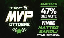 DILETTANTI - L'MVP di ottobre è Matteo Savioli dell'Ottavia