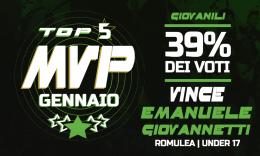 GIOVANILI - L'MVP di gennaio è Emanuele Giovannetti della Romulea