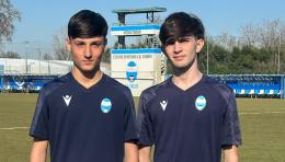 Mentana 1947, che orgoglio: Luca Puglisi e Nicolò Frangioni in prova alla Spal