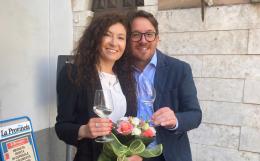 Di nuovo in campo, per dire sì: Pellegrini e Magnani sposi al Liri