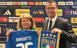 Visita istituzionale per l'Italia prima del match con l'Argentina