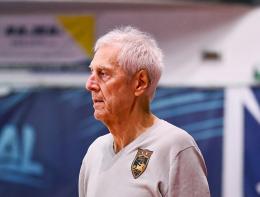 Ecocity Genzano e Fulvio Colini ai saluti dopo la Supercoppa