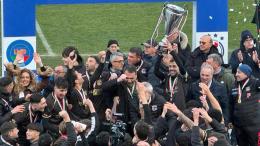 Domenico Ionta alza la Coppa Italia con il Venafro. E potrebbe incontrare la Boreale