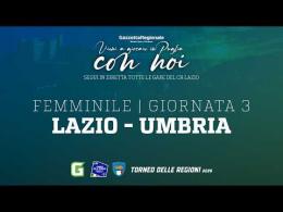 Torneo delle Regioni | Femminile - Giornata 3 | Lazio - Umbria 1-1
