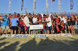 Beach soccer: l'Happy Car Sambenedettese è campione d'Italia Serie A Enel