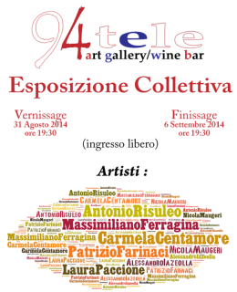 Esposizione collettiva al "94 Tele", è l'ora degli artisti auto-organizzati