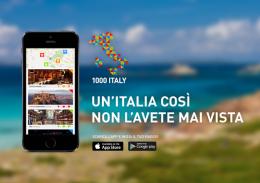 1000 Italy: la nuova applicazione che rivoluzionerà i vostri viaggi