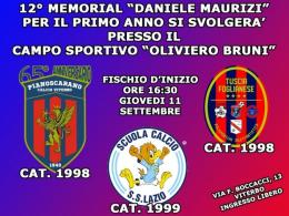 Il Memorial Daniele Maurizi si giocherà al Bruni di Viterbo: c'è anche la Lazio