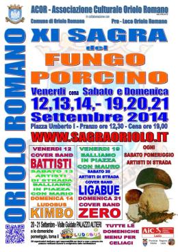 Oriolo Romano celebra il fungo porcino