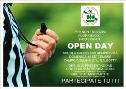 Grande successo di pubblico all'open day della Scuola Calcio della Semprevisa