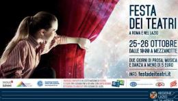 Al via la prima Festa dei Teatri: in due giorni 120 eventi in tutto il Lazio