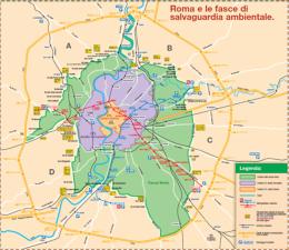 Roma Capitale, domani stop alle auto nella Fascia Verde