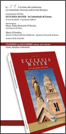 "Ecclesia Mater": la cattedrale ritorna protagonista