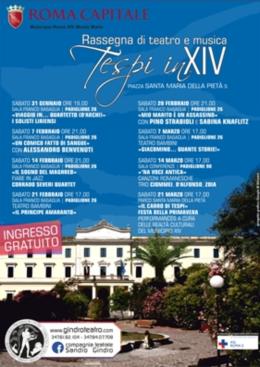 Al via "Tespi XIV", rassegna di musica e teatro al Municipio XIV