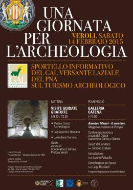 A Veroli una giornata per l'archeologia