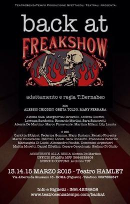 Back at Freakshow: l'alienazione contemporanea sul palco. Al Teatro Hamlet dal 13 al 15 Marzo