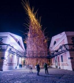 Roma saluta "Big Bambù", la casa-albero dei gemelli Starn