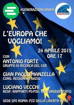 "L'Europa che vogliamo": FutureDem ne discute, a Roma
