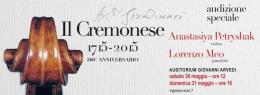 Il “Cremonese” di Antonio Stradivari compie tre secoli di vita
