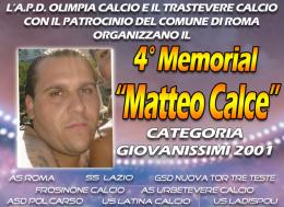 ll Memorial Matteo Calce entra nella settimana decisiva