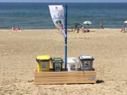 A Torvaianica la raccolta differenziata in spiaggia triplica