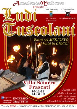 Arrivano i Ludi Tuscolani: un viaggio nel Medioevo
