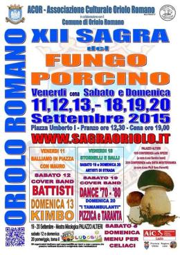 La dodicesima edizione della sagra del fungo porcino entra nel vivo