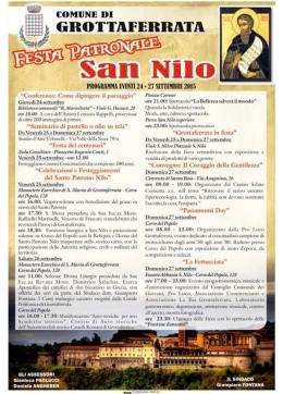 Grottaferrata, tutto pronto per la Festa Patronale di San Nilo