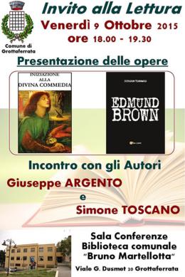 Il 9 ottobre si terrà l'evento "Invito alla lettura"