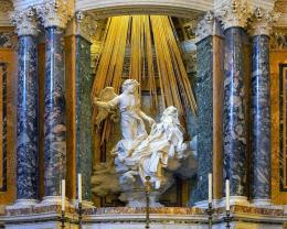 Roma Capitale, terminato il restauro della berniniana "Estasi di Santa Teresa"
