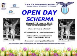 Lazio Ariccia, il 24 marzo c'è l'open day