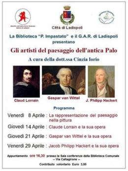 Il Gar di Ladispoli presenta "Gli artisti dell'antica Palo"    