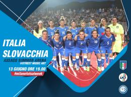 Italia - Slovacchia il 13 giugno all'Assago Summer Arena