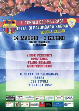 CreCas, domani prende il via il "Torneo delle Cerase"