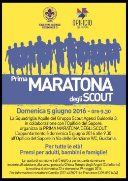 Guidonia Montecelio: si terrà il 5 giugno la prima Maratona Scout
